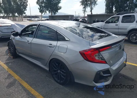 2020 Honda Civic Si Sedan z USA, uszkodzony, nr VIN 2HGFC1E59LH704310